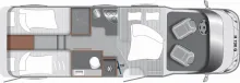 Grundriss Tag LMC Tourer Lift H 730 G / Solar, Markise, WLAN, TV