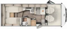 Grundriss Tag Carado I 338 pro+ Edition/180 PS/Automatik