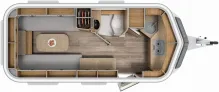 Grundriss Tag Hymer Eriba Eriba Touring 620 /Design-Paket/Frontküche