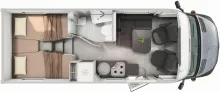Grundriss Tag Hymer ML-T 580 /Facelift/4.100kg