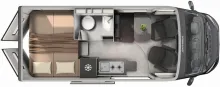 Grundriss Tag Hymer Redwood 600 /Sport/Autark/Fahrkomfort-Paket