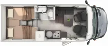Grundriss Tag Hymer ML-T CrossOver 570 /4.100 kg/Winterpaket