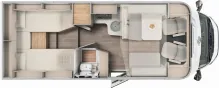 Grundriss Tag Carado T 448 /Safety Paket