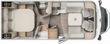 Grundriss Tag Carado T 459 /Hubbett/Safety-Paket