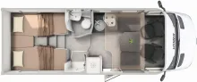 Grundriss Tag Hymer GT-S 685 Modell 2027