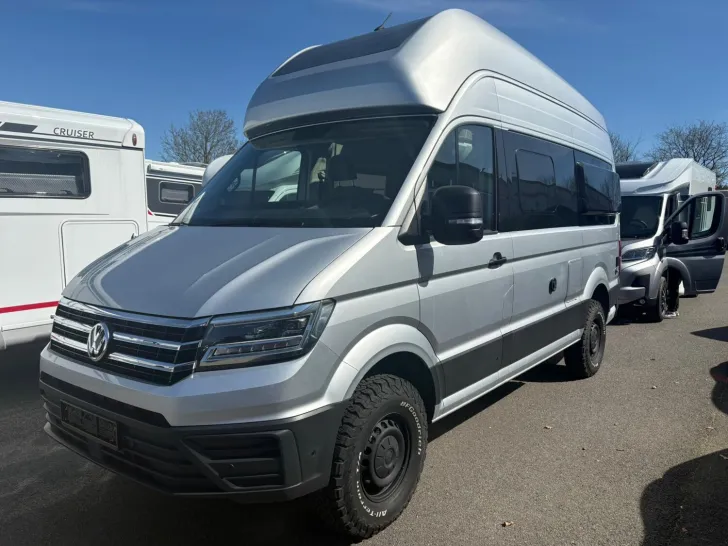 Grundriss Tag VW Grand California 600 /Luftfederung/Hochbett/AHK