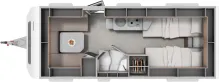 Grundriss Tag Hymer Eriba Eriba Novaline 495 /1.800kg/Ambiente XL