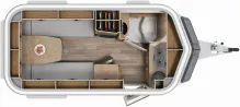 Grundriss Tag Hymer Eriba Eriba Touring 420 /1.300 kg/ Steckdosen-Paket