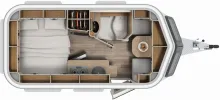 Grundriss Tag Hymer Eriba Eriba Touring 430 /Fahrradträger/Design Paket