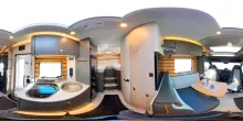 360° Innenansicht Hymer ML-T CrossTrail 580 TV, Leder, GFK, Winterpaket