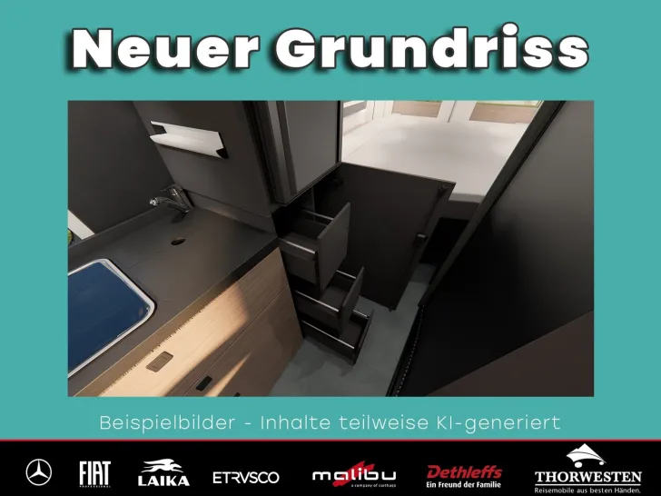 Fahrzeugbild Malibu Relax 640 LE XR Elektr. Hubbett 160 PS Neuheit #9