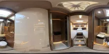 360° Innenansicht Mobilvetta Krosser 86 - Einzelbetten, Hubbett, Standklima