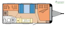 Grundriss Tag Hobby Excellent Edition 545 KMF Modell 2027 / Jetzt vorbestellen