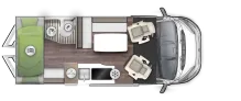 Grundriss Tag Forster V 599 VB5 Flip Comfort-/Travel-/Driver-Paket
