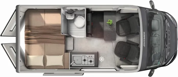 Grundriss Tag Hymer Ayers Rock Fiat Autarkie Paket! Premium Paket!