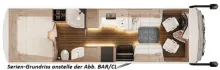 Grundriss Tag Concorde Charisma 910 LSI Hubbett*BAR/CL*Vanille