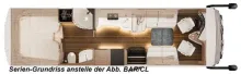 Grundriss Tag Concorde Charisma 910 LI Hubbett*Jatoba*Bar/CL-Lounge