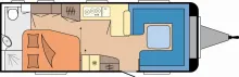 Grundriss Tag Hobby Prestige 660 WFC Modell 2027