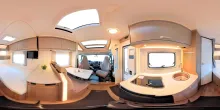 360° Innenansicht Carado T 135 Pro+, Automatik, Solar, LTE, TV