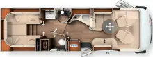 Grundriss Tag Carthago chic e-line I 61 XL LE Mercedes