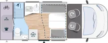 Grundriss Tag Chausson X Exclusive Line 650 innovativ verreisen!
