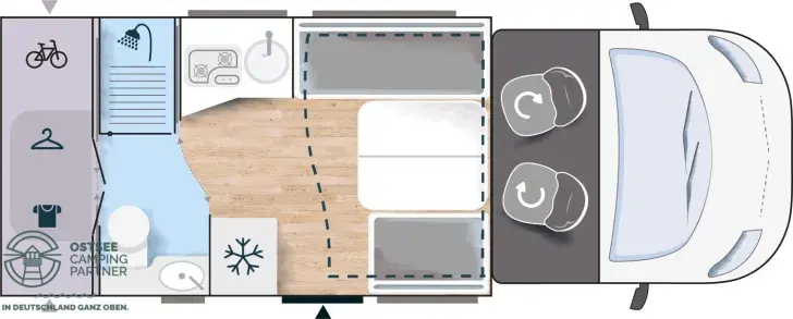 Grundriss Tag Chausson X Exclusive Line 650 innovativ verreisen!