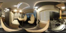 360° Innenansicht Malibu Van charming coupé 640 LE Strategic Buy (756)