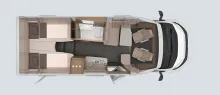 Grundriss Tag Knaus Van TI 640 MEG VANSATION VW *Automatik*