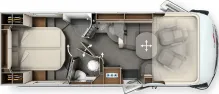 Grundriss Tag Carthago chic c-line I 5.0 QB Mercedes