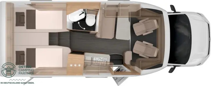 Grundriss Tag Knaus Sky Ti 650 MEG