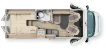 Grundriss Tag Malibu Van Comfort 640 LE