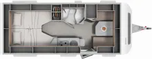 Grundriss Tag Hymer Eriba Eriba Novaline 442 /Moving-Paket/Ambiente XL