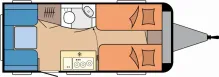 Grundriss Tag Hobby OnTour 460 DL