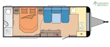 Grundriss Tag Hobby Maxia 660 WQM Modell 2027 / Jetzt vorbestellen