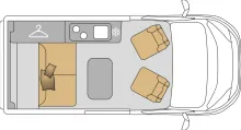 Grundriss Tag Mooveo Campervan 2 ALL-IN-ONE