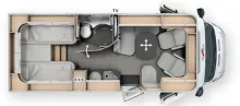 Grundriss Tag Malibu T 430 KB-LE lightweight 3.5t