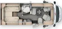 Grundriss Tag Malibu T 430 KB LE lightweight Fiat