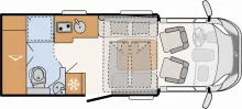 Grundriss Tag Dethleffs Just Camp T 6762