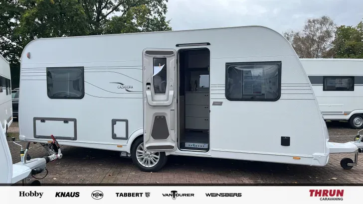 Seitlich Tabbert Cazadora 495 HE 2,3 mit Mover