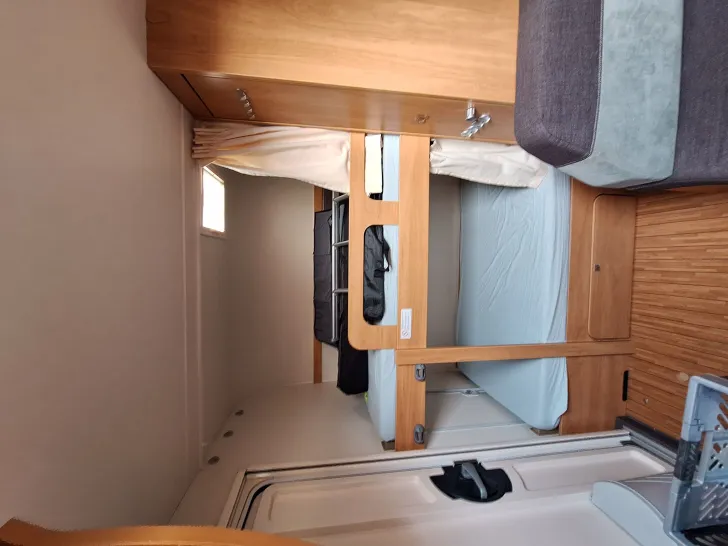 Grundriss Nacht Dethleffs Camper 530 FSK gepflegter Familienwohnwagen