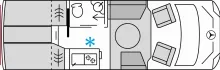 Grundriss Tag Bürstner Signature SMT 7.1 *VERFÜGBAR AB FEBRUAR 2027*