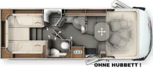 Grundriss Tag Carthago chic c-line I 4.9 LE Fiat