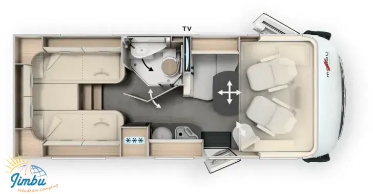 Grundriss Tag Malibu I 441 KB-LE lightweight 3.5t