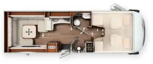 Grundriss Tag Carthago liner-for-two I 53 Iveco
