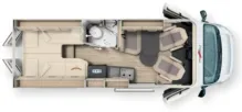 Grundriss Tag Malibu Van Diversity 640 LE K charming GT skyview *Listenpreis 94.820€*