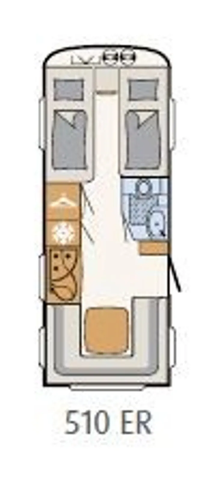 Grundriss Tag Dethleffs Camper 510 ER