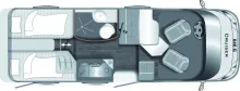 Grundriss Tag LMC Cruiser V 646 G
