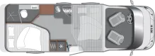 Grundriss Tag LMC Tourer Lift H 630