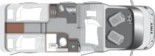 Grundriss Tag LMC Tourer Lift H 664 G