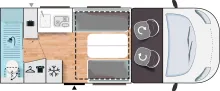 Grundriss Tag Challenger X Open Edition X150 Arctic Safety Smart 180PS